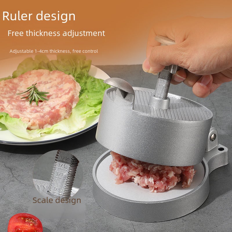 Cross-border manual non-stick coating clamshell hamburger meat press beef pie meat stuffing model meat cake press wholesale(Spring flip) - Image 5