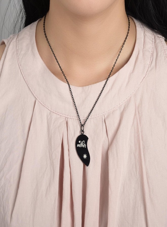 Yonhon Mother Son Necklace Set for 2,Mom Son Matching Necklace for 2 - Image 5