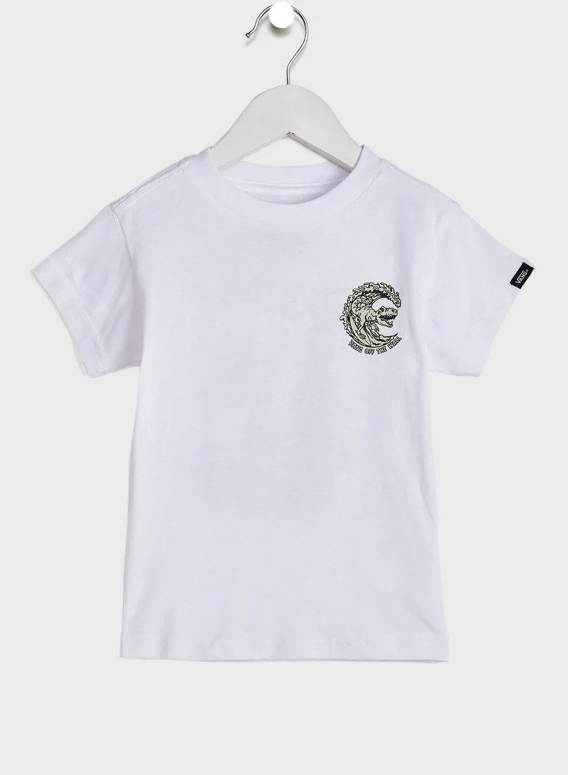 VANS Kids Off The Wall Surf Dino T-Shirt