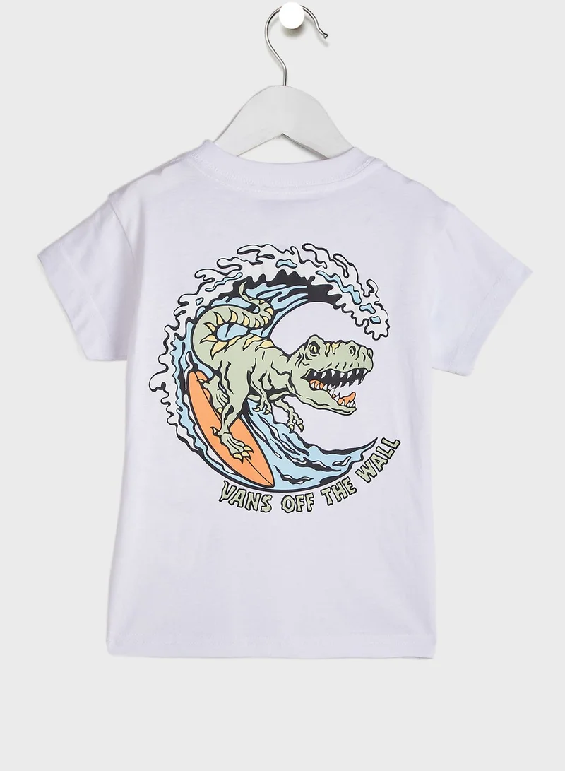 VANS Kids Off The Wall Surf Dino T-Shirt