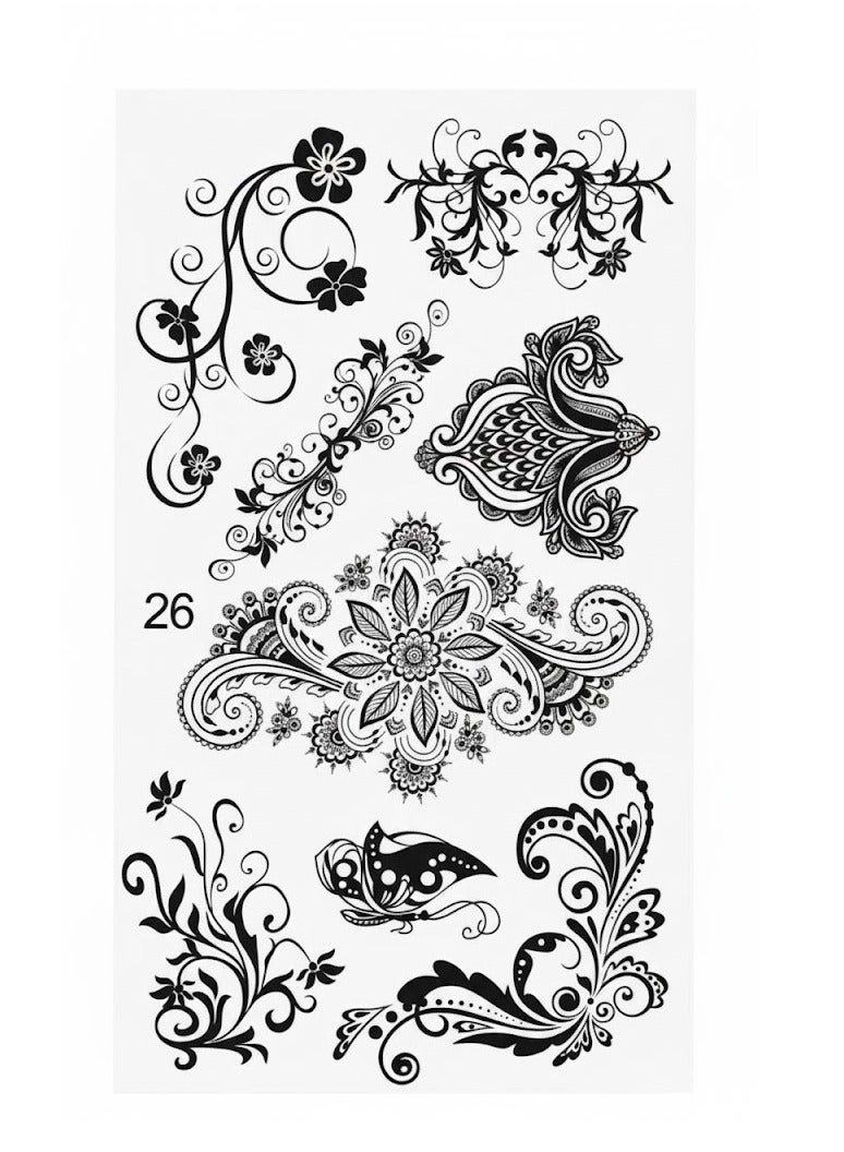 ملصق وشم مؤقت بتصميم لطيف ومميز - Image 1