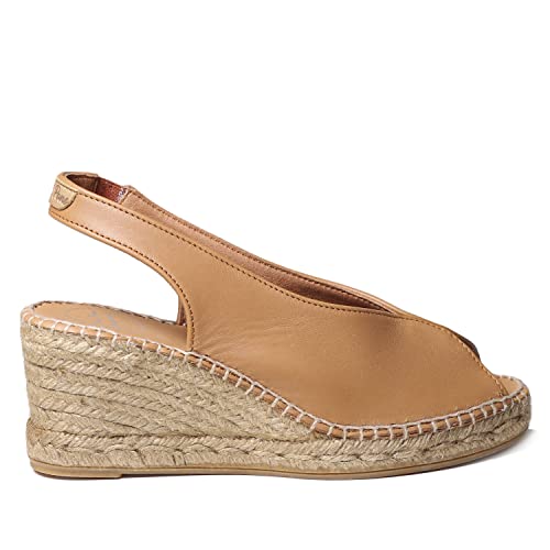 Toni Pons Women's Laila-P Espadrille Wedge Sandal, Tan, 7.5 - Image 2