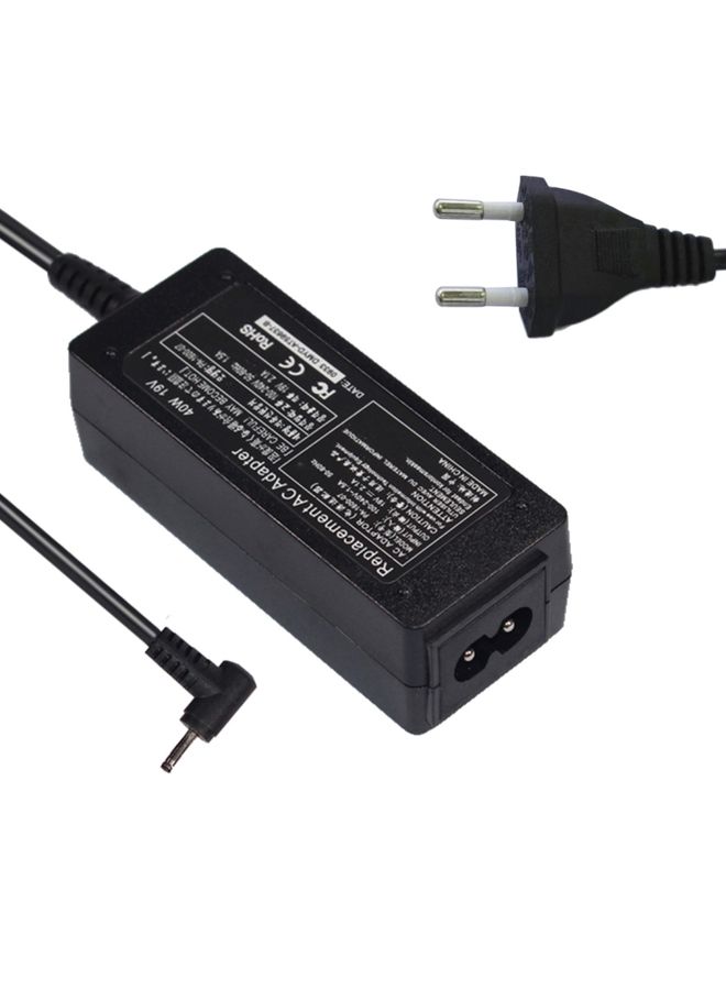 BURAQ 19V 2.1A 40W 2.5x0.7mm Power Supply Adapter Charger for Asus N17908 / V85 / R33030 / EXA0901 / XH Laptop(EU Plug) - Image 1