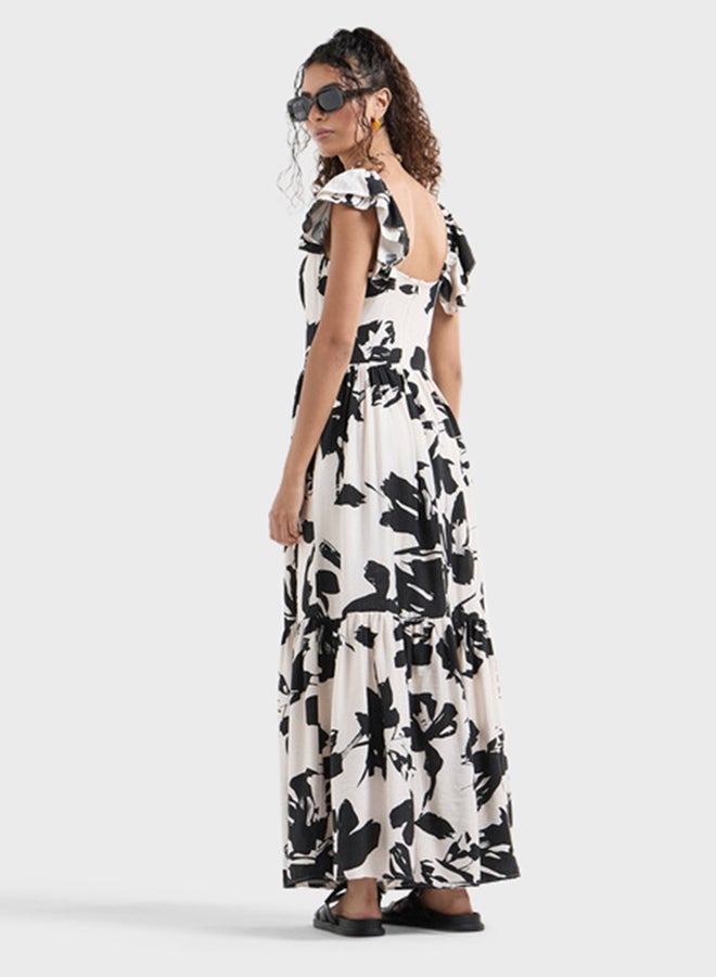 FAV Floral Print Maxi Dress - Image 2