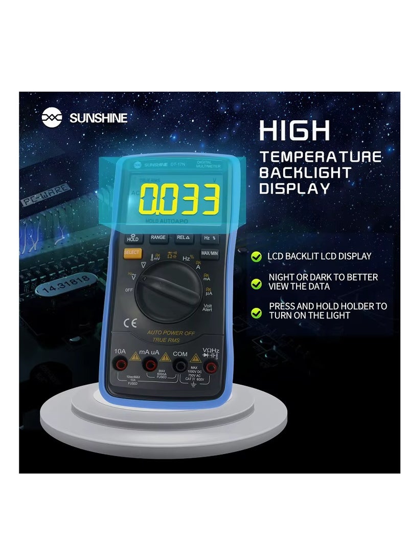 SUNSHINE DT-17N Digital Multimeter Auto Range Lcd Display Multimeter  - Image 4