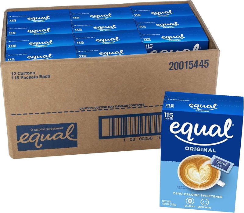 Equal Aspartame Zero Calorie Sweetener - 115 Sachets - Image 1
