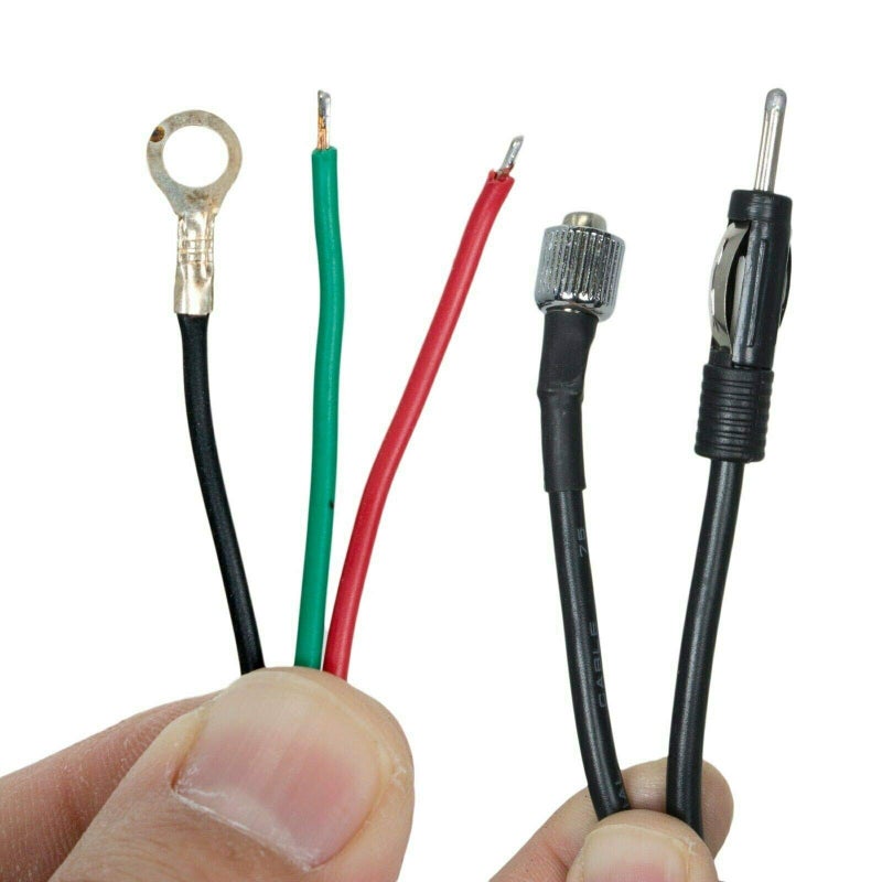 Audiotek Waterproof Universal Electric Power Automatic Antenna Car SUV AM FM Radio Mast Aerial 12V Made with Stainless Steel Built-in Imported Micro Relays, 3C-2V Coaxial Cable - Image 2