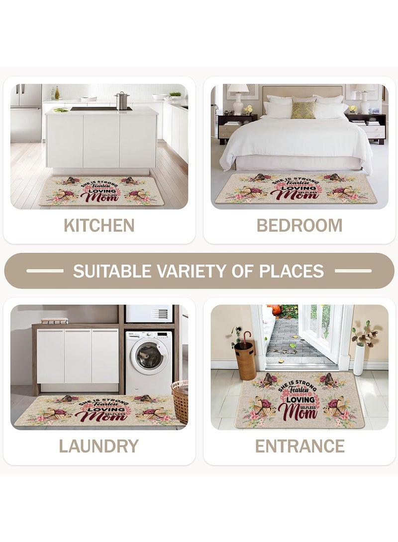 2 PCS Kitchen Floor Mats Rugs Set, Cushion Floor Carpet, Waterproof, Oil Resistant and Anti-Fatigue PU Standing Mat for Kitchen, Floor, Office, Sink, Laundry 45*75CM+45*120CM - Image 4
