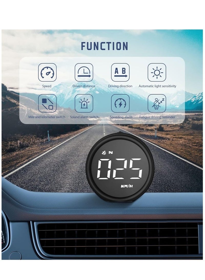 Bukela Car Heads Up Display with Fatigue Driving Reminder and Compass - Image 2