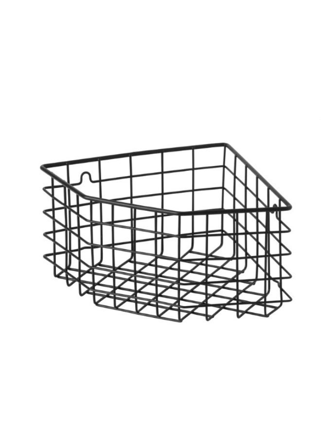 سلة زاوية، سوداء، 28×21×12 سم - Image 1