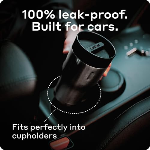 BOBBER - 16 Oz Vacuum Insulated Stainless Steel Portable Travel Coffee Mug With 100% Leakproof Locked Lid (Matte) - Image 3