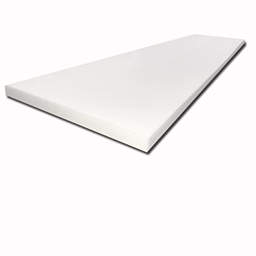 FoamTouch 1" X 24" X 84" Upholstery Foam Cushion High Density Standard (Seat Replacement, Upholstery Sheet, Foam Padding) - Image 1
