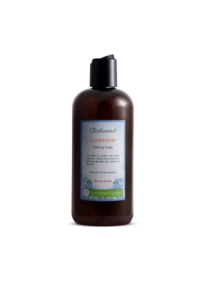 Just Nutritive Just Nutritive Itchy Scalp Calming Scalp Conditioner  Calming Scalp Conditioner  Healthy Scalp Therapy  Loaded with Scalp Loving Ingredients  No Harsh Chemicals  For Men and Women 16 fl oz 
