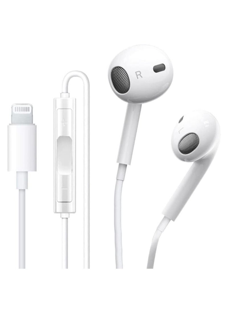 ELTRAZONE Apple Earbuds Headphones with Lightning Connector【Apple MFi Certified】 Wired in-Ear Stereo Noise Canceling Isolating Earphone for iPhone 13/12/11/SE/X/XR/XS/8/7  - Image 1