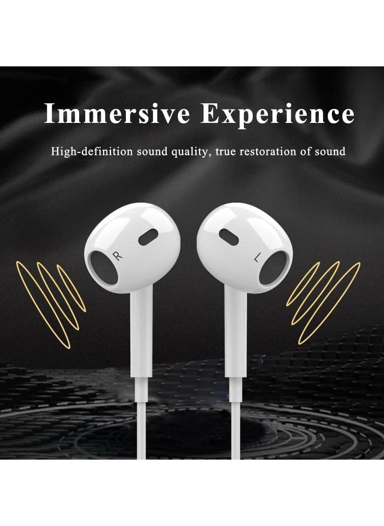 ELTRAZONE Apple Earbuds Headphones with Lightning Connector【Apple MFi Certified】 Wired in-Ear Stereo Noise Canceling Isolating Earphone for iPhone 13/12/11/SE/X/XR/XS/8/7  - Image 4