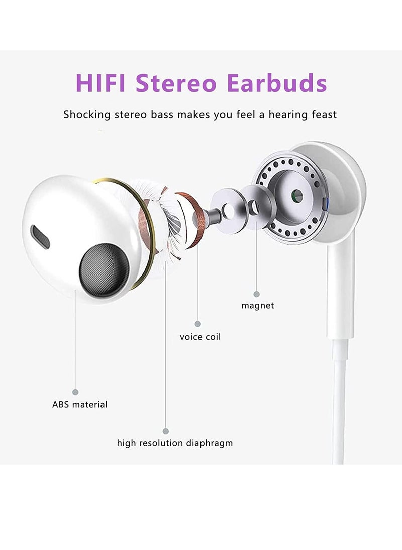 ELTRAZONE Apple Earbuds Headphones with Lightning Connector【Apple MFi Certified】 Wired in-Ear Stereo Noise Canceling Isolating Earphone for iPhone 13/12/11/SE/X/XR/XS/8/7  - Image 2