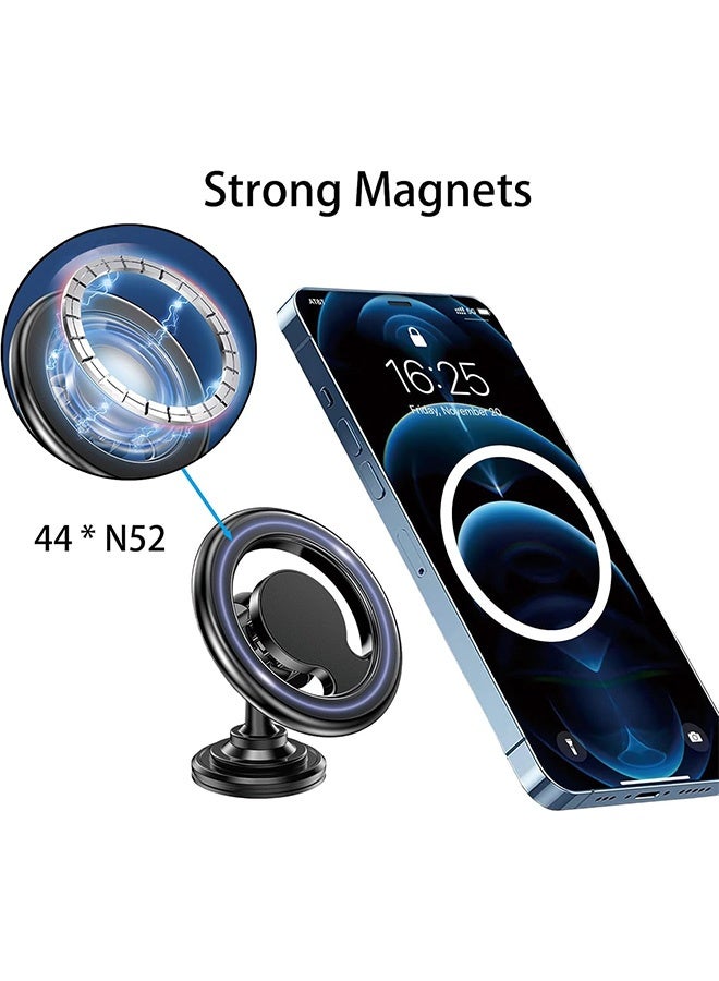 Gecomo Rotatable Magsafe Car Phone Mount Air Vent Magnetic Car Mobile Holder for Android and All Smartphones - Car Phone Clip Holder Mobile Stand - Image 5