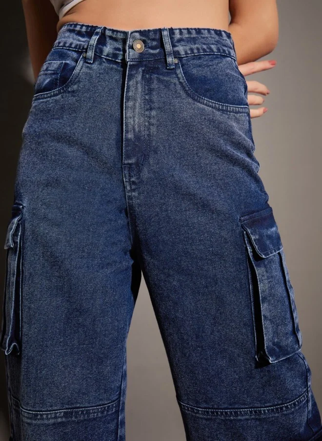 SASSAFRAS Light Fade Blue Stretchable Jeans for Women