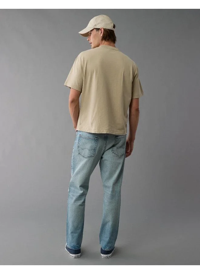 American Eagle AE Boxy Sueded Jersey T-Shirt