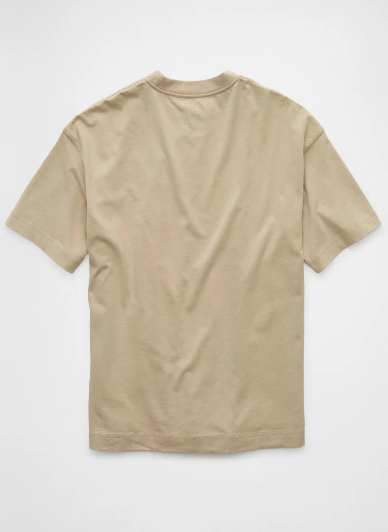 American Eagle AE Boxy Sueded Jersey T-Shirt