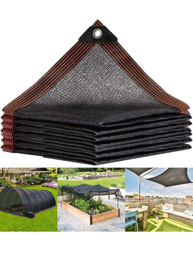 Generic Shade Cloth Sunblock Net for Garden Patio Shade Sails for Plants Greenhouse Outdoor Pergola Lawn Sun Shade Cloths for Kennel Chicken Coop Easier to Hang Shade Net Cover  - Image 1