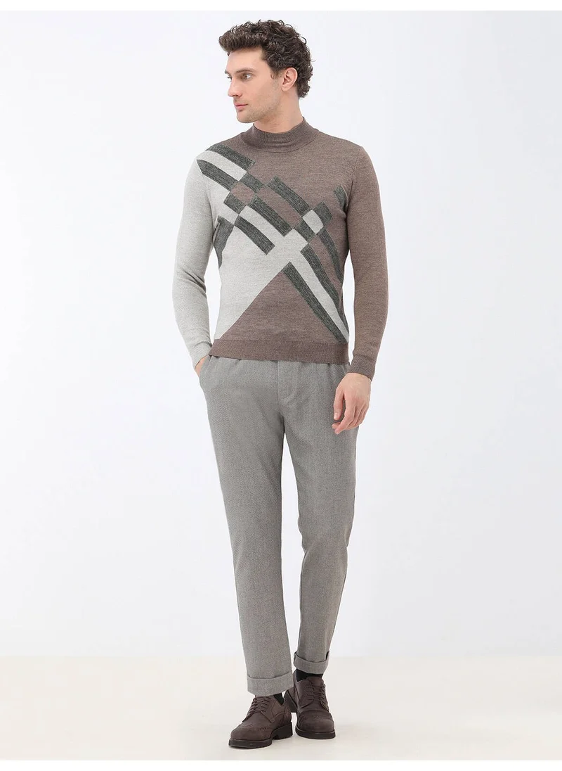 Kip Mink Half Turtleneck Wool Blend Knitwear