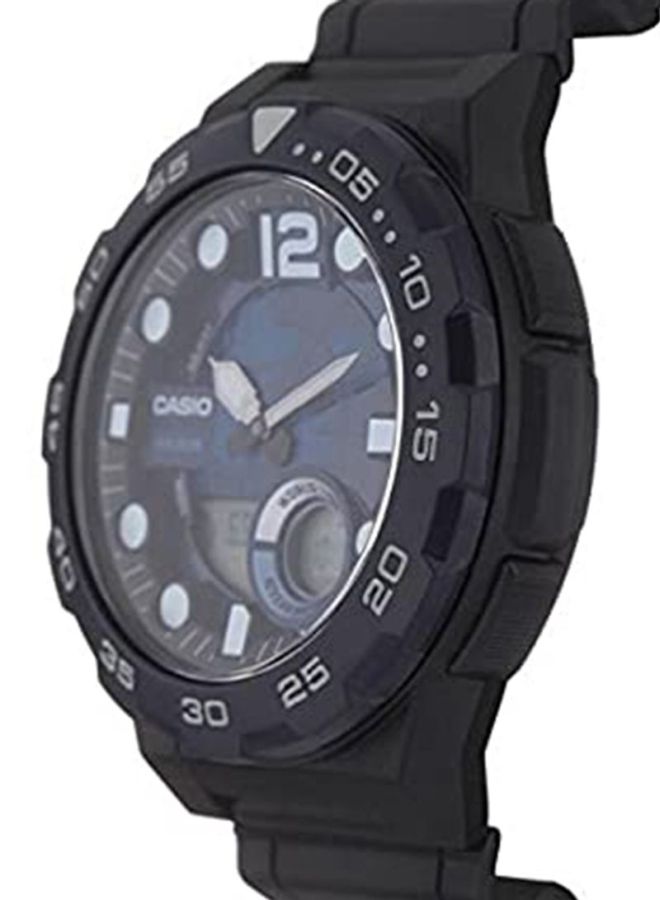 كاسيو ساعة يد رقمية وبعقارب مقاومة للماء طراز AEQ-100W-1BVEF - مقاس 53 مم - لون أسود رجال - Image 5