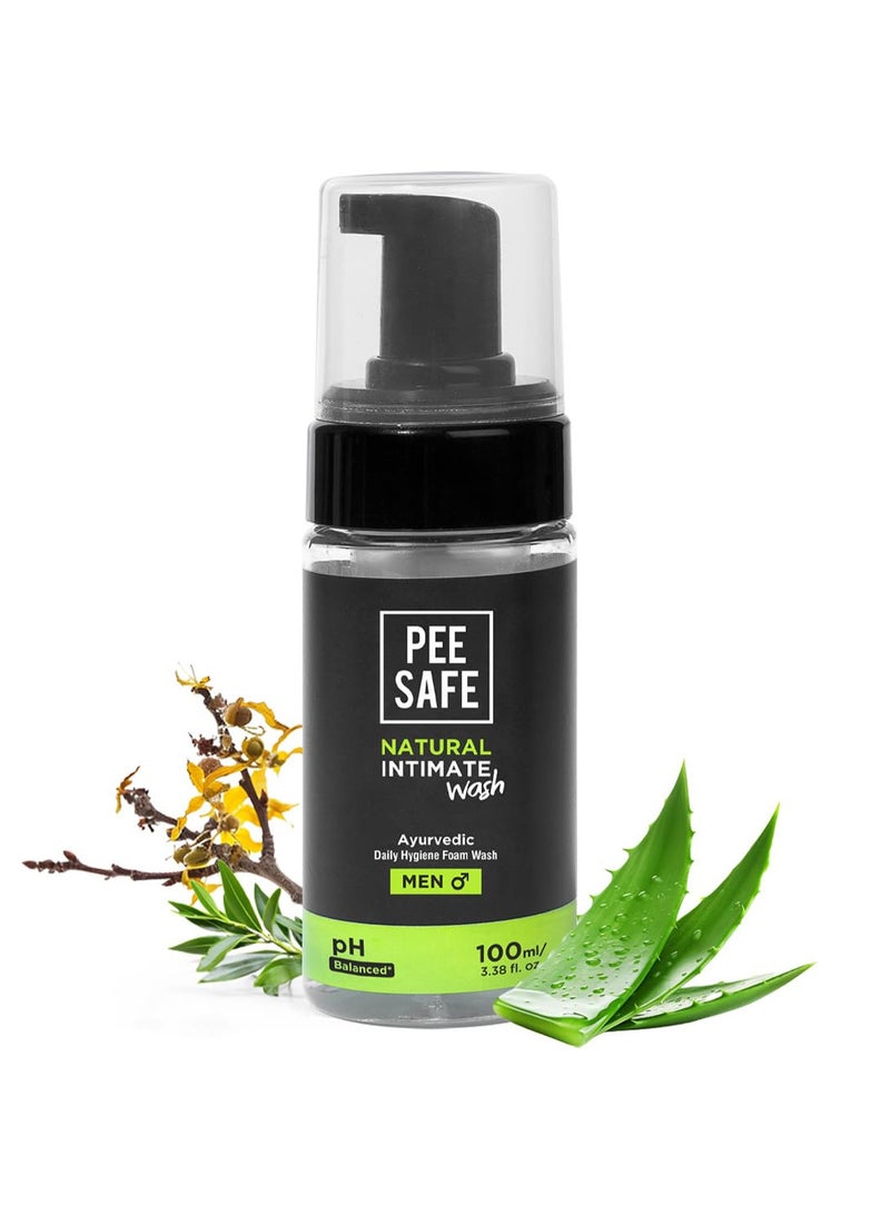 PEESAFE Intimate Wash for Men | Tea Tree Essential Oil | Ayurvedic | Mens Intimate Wash | Men Genital Wash | Mens Ball wash | Men's Intimate wash 100ml - Image 1