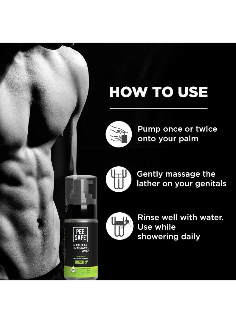 PEESAFE Intimate Wash for Men | Tea Tree Essential Oil | Ayurvedic | Mens Intimate Wash | Men Genital Wash | Mens Ball wash | Men's Intimate wash 100ml - Image 5