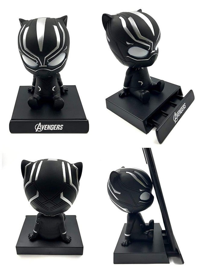 Trunkin Black Panther Bobblehead Superhero Figure for Car Dashboard, Desk & Table - Image 5