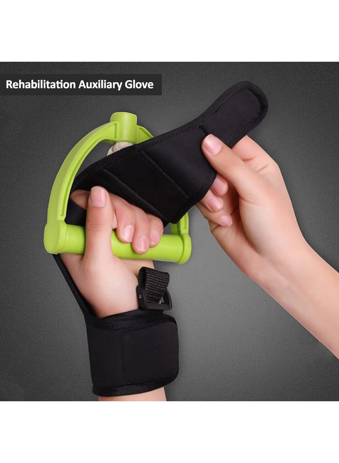JOUDIYA Finger Splint Brace Gloves for Hemiplegia Stroke Rehabilitation, Adjustable Hand Training Grip Aid, Anti-Slip Wrist Support for Elderly Exercise - Image 5