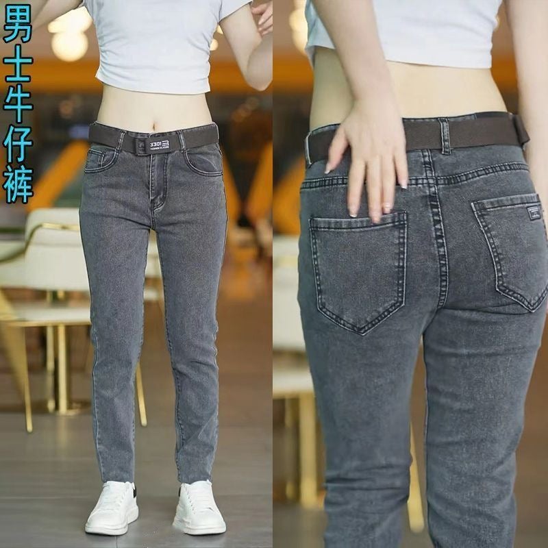 Unisex Classic Denim Jeans Loose Fit Daily Outdoor Wear - Image 5
