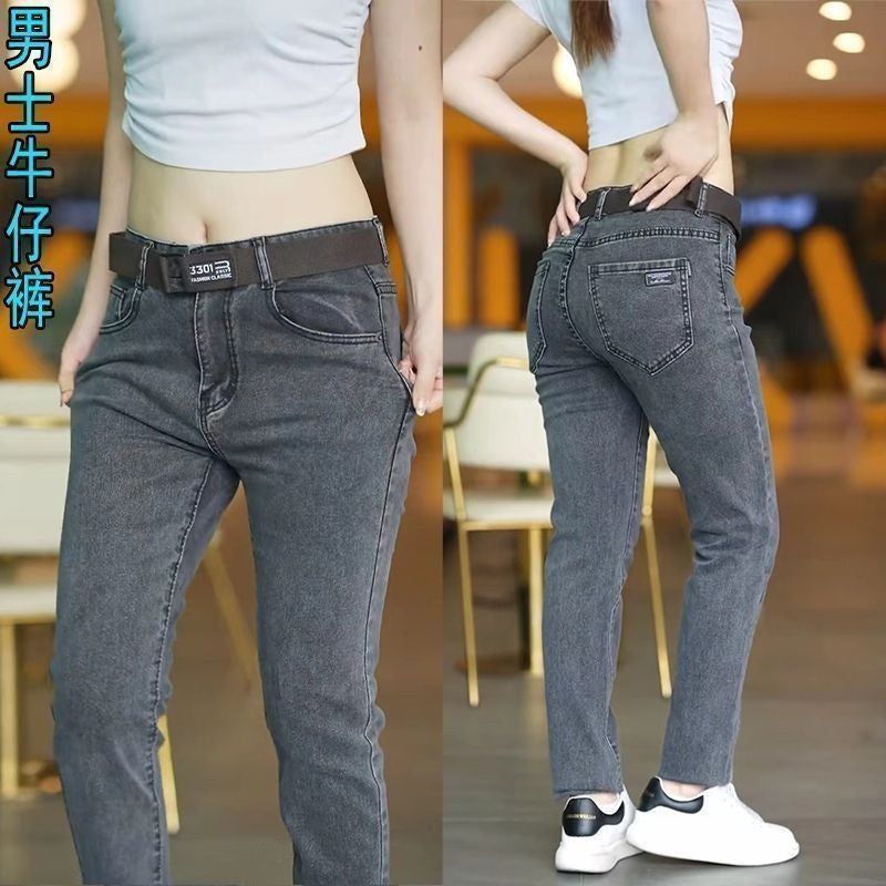 Unisex Classic Denim Jeans Loose Fit Daily Outdoor Wear - Image 4