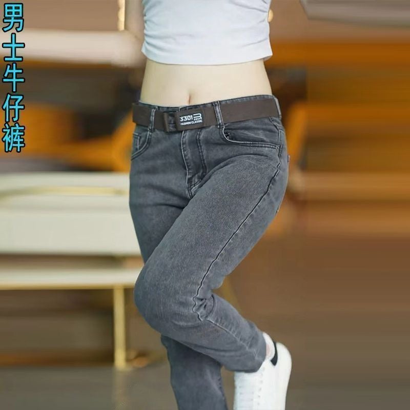 Unisex Classic Denim Jeans Loose Fit Daily Outdoor Wear - Image 2