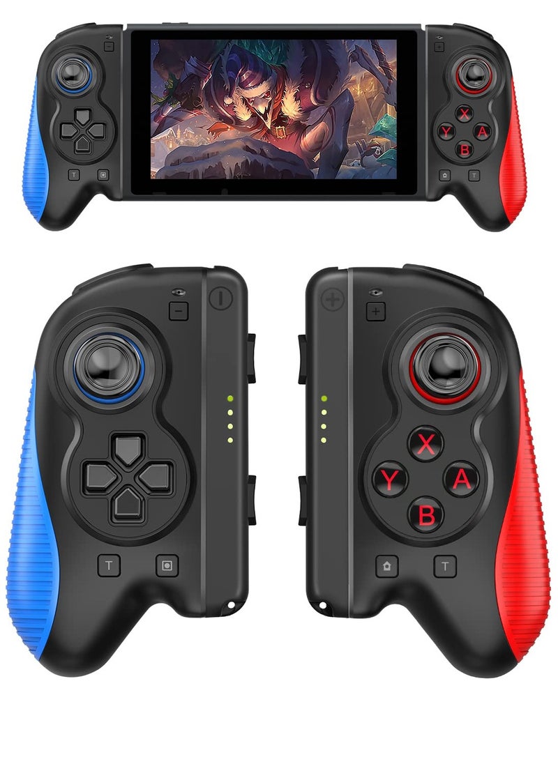 KASTWAVE Joycon Wireless Controller for Nintendo Switch,Joy Cons for Switch Sport, Joycons Pad Pro for Switch Support Turbo, Wake-up and 6-Axis, Replacement for Switch Joy con (Black)  - Image 1