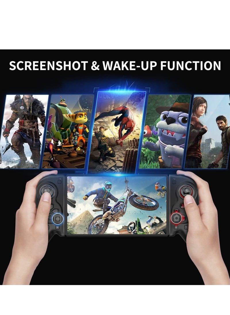 KASTWAVE Joycon Wireless Controller for Nintendo Switch,Joy Cons for Switch Sport, Joycons Pad Pro for Switch Support Turbo, Wake-up and 6-Axis, Replacement for Switch Joy con (Black)  - Image 3