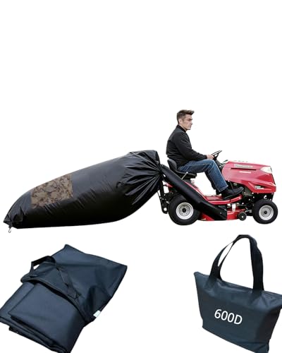 Parsagi Lawn Tractor Leaf Bag 600D Heavy Duty Material 54.Cu.Ft Standard Leaf Bagger for Riding Lawn Mower,Heavy Duty Leaf Grass Collection Bagger (600D Leaf Bag) - Image 1