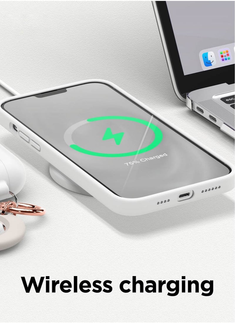 Elago - Silicone for iPhone 13 Pro MAX Case Cover - White - Image 1
