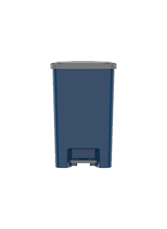 Cosmoplast 44L Step-On Waste Bin With Pedal (Pearl Blue)  - Image 1