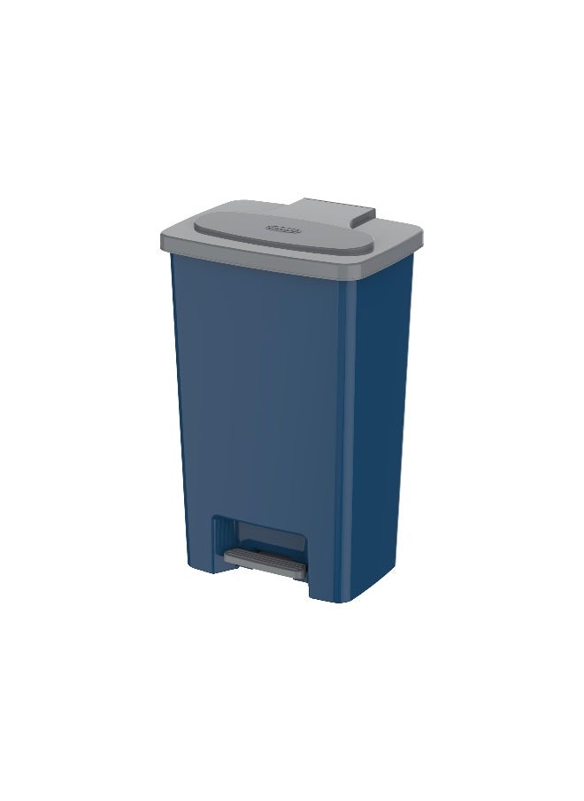 44L Step-On Waste Bin With Pedal (Pearl Blue)