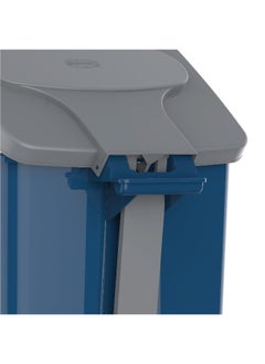 Cosmoplast سلة مهملات تعمل بالداس بقدم  لون لؤلؤي أزرق  44 لتر  IFHHLA340PB  - Image 4
