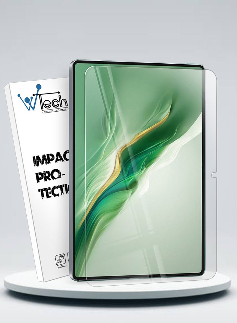 دبليو تيك واقي شاشة من الزجاج المقوى Honor MagicPad 2 2024 مقاس 12.3 بوصة 9H فائق الدقة شفاف - Image 1