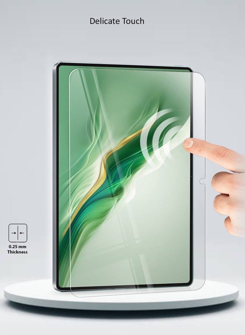 دبليو تيك واقي شاشة من الزجاج المقوى Honor MagicPad 2 2024 مقاس 12.3 بوصة 9H فائق الدقة شفاف - Image 2