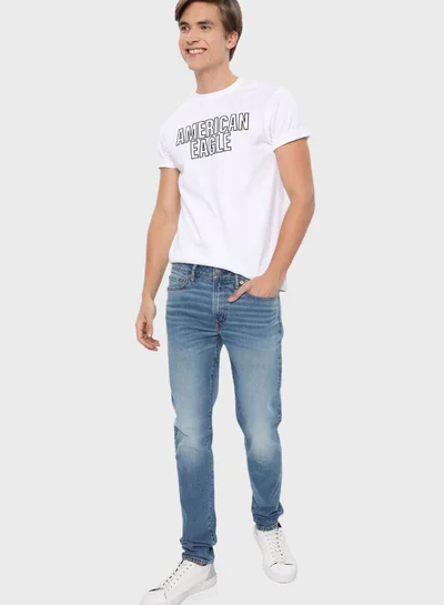 American Eagle Graphic Crew Neck T-Shirt