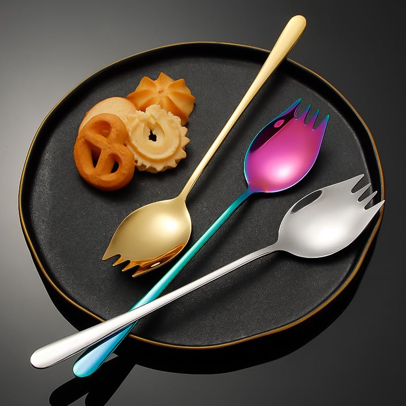 Rose Gold 4 Piece Stainless Steel Flatware Set Spoons Forks Tableware Cutlery - Image 4