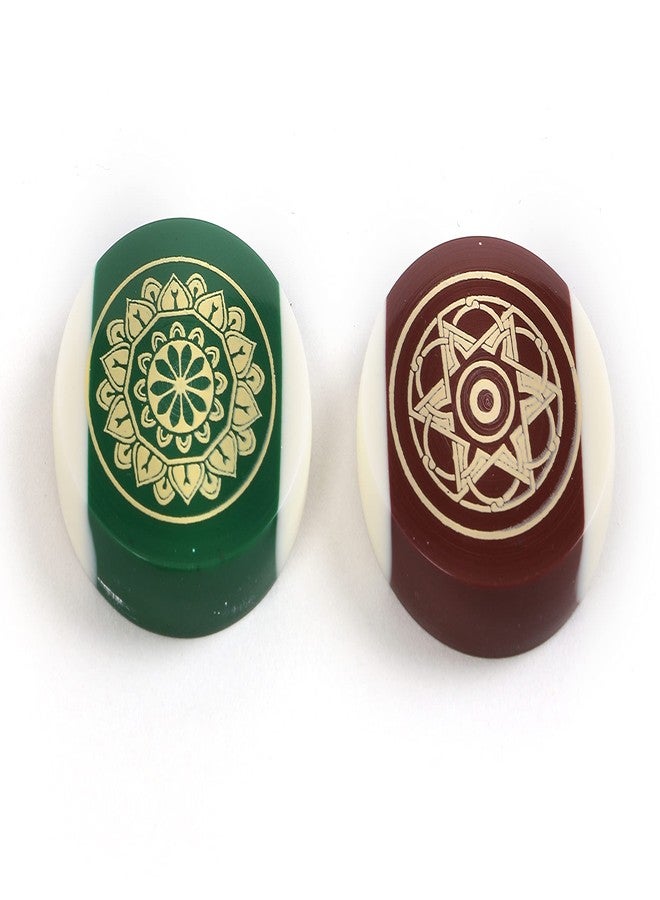 WMX KD Carrom Board Striker Indoor Game Striker Accessories Set of 2 Used in National & International Carrom Tournament (Colour Ball) - Image 3