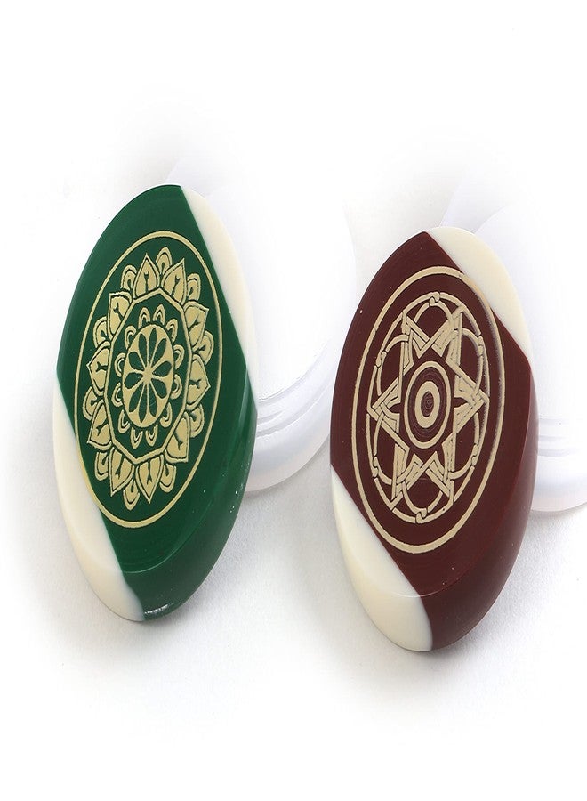 WMX KD Carrom Board Striker Indoor Game Striker Accessories Set of 2 Used in National & International Carrom Tournament (Colour Ball) - Image 2