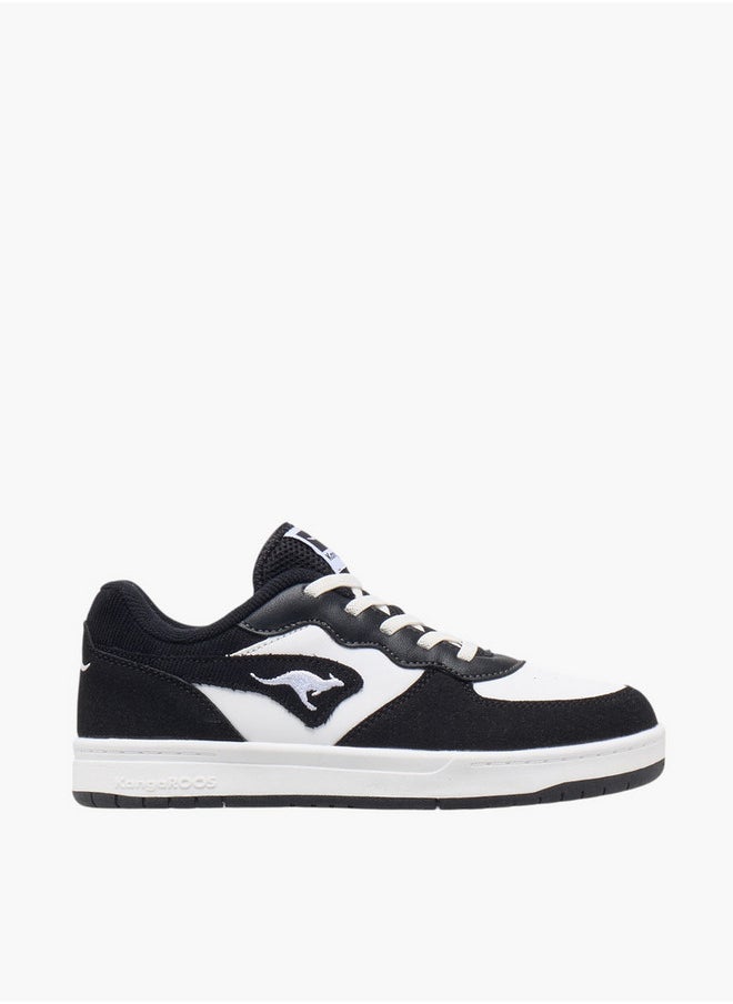 kangaROOS Boys' Colourblock Sneakers with Lace-Up Closure  - Image 3