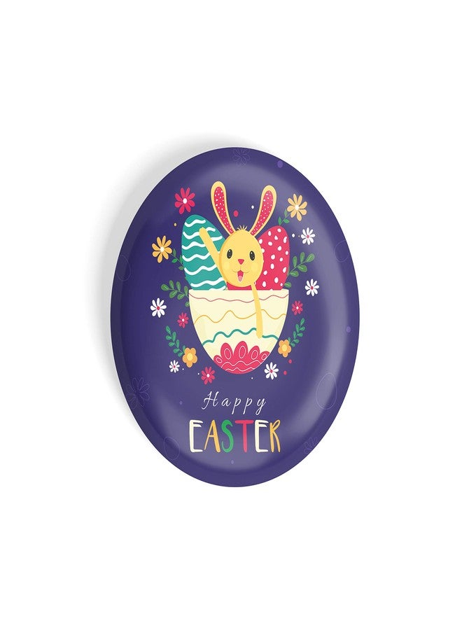 dhcrafts Pin Badges Blue Easter D2 Glossy Finish Design Pack of 1 - Image 3