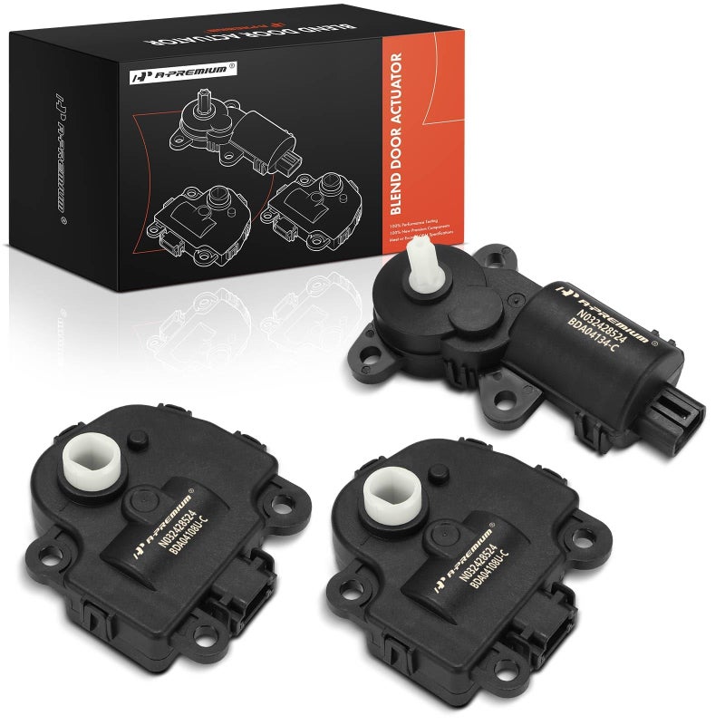 A-Premium Blend Door Actuator compatible for Chevrolet Malibu 2004-2008, Impala 2004-2013, Impala Limited, Corvette & Buick LaCrosse, Allure & Cadillac XLR & Pontiac, Main, Mode/Temperature/Air Inlet - Image 1